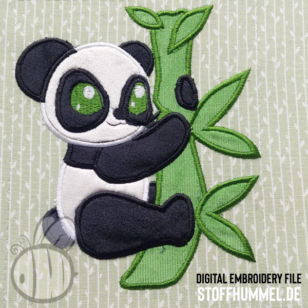 Digitale Stickdatei - Panda - 10x10 und 13x18